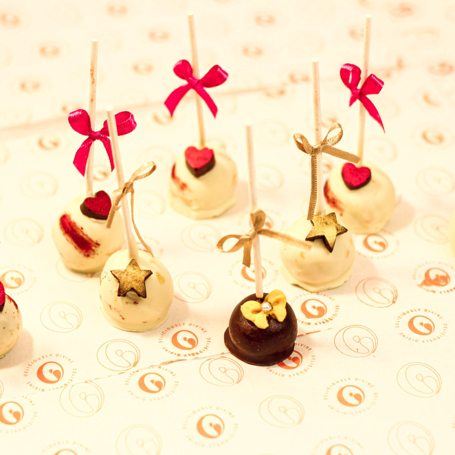 Guest Welcome Choco Pop Sticks Bulk Qty - handcrafted guest welcome chocolates by Jove, Islamabad & Rawalpindi delivery