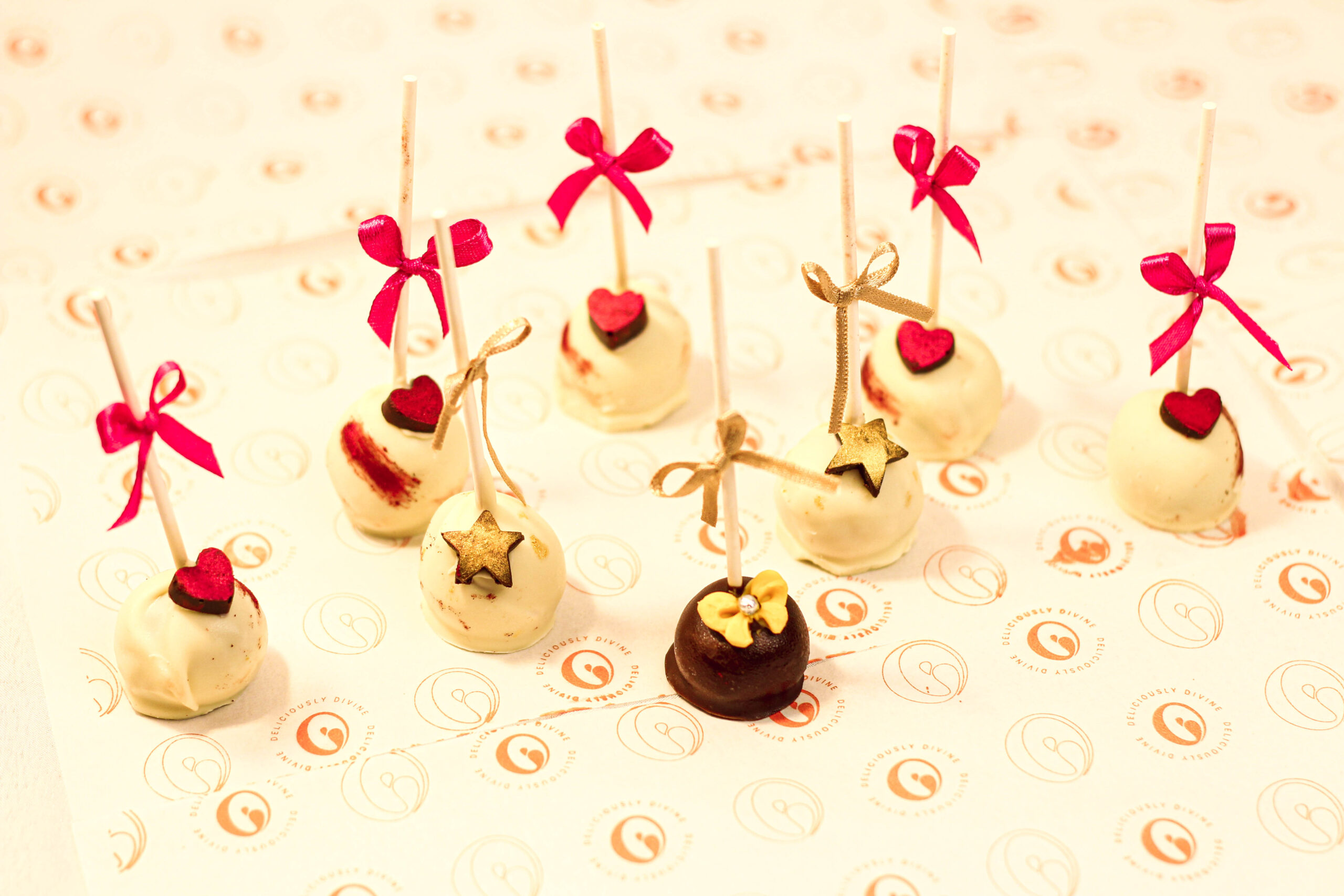 Guest Welcome Choco Pop Sticks Bulk Qty - handcrafted guest welcome chocolates by Jove, Islamabad & Rawalpindi delivery