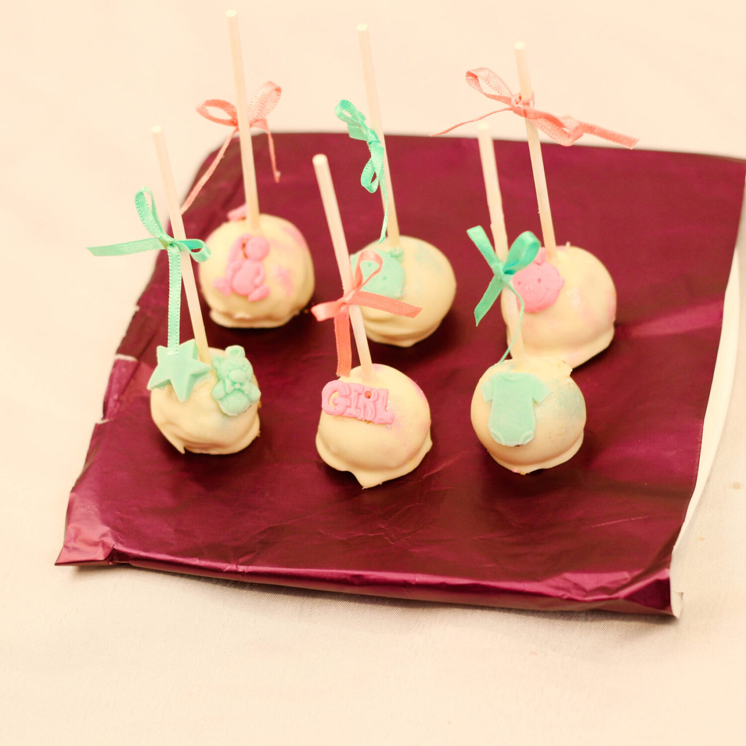 Baby Announcement Chocopops 75 100 150 Pcs - handcrafted baby announcement by Jove, Islamabad & Rawalpindi delivery