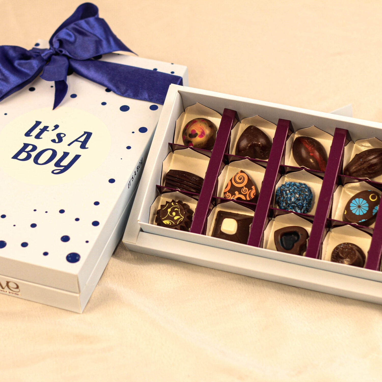 Baby Announcement Chocolate Box Of 15 - handcrafted baby announcement by Jove, Islamabad & Rawalpindi delivery
