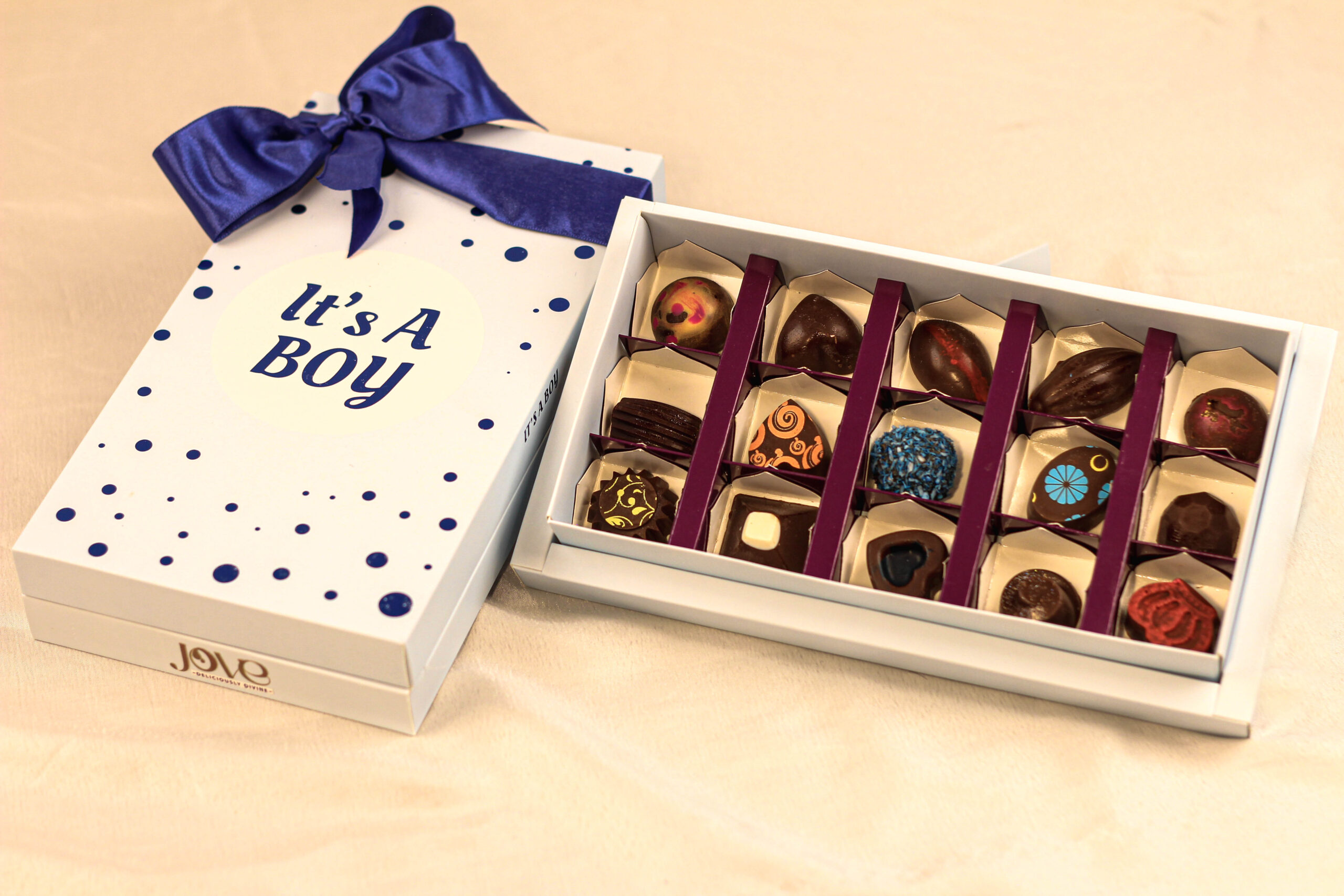 Baby Announcement Chocolate Box Of 15 - handcrafted baby announcement by Jove, Islamabad & Rawalpindi delivery