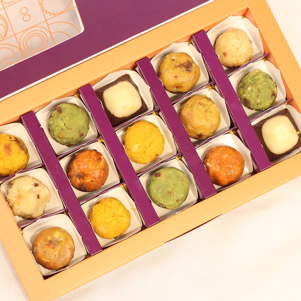 Fusion Sweet Selected Flavor Box of 15 gift box packaging - Jove artisan chocolates