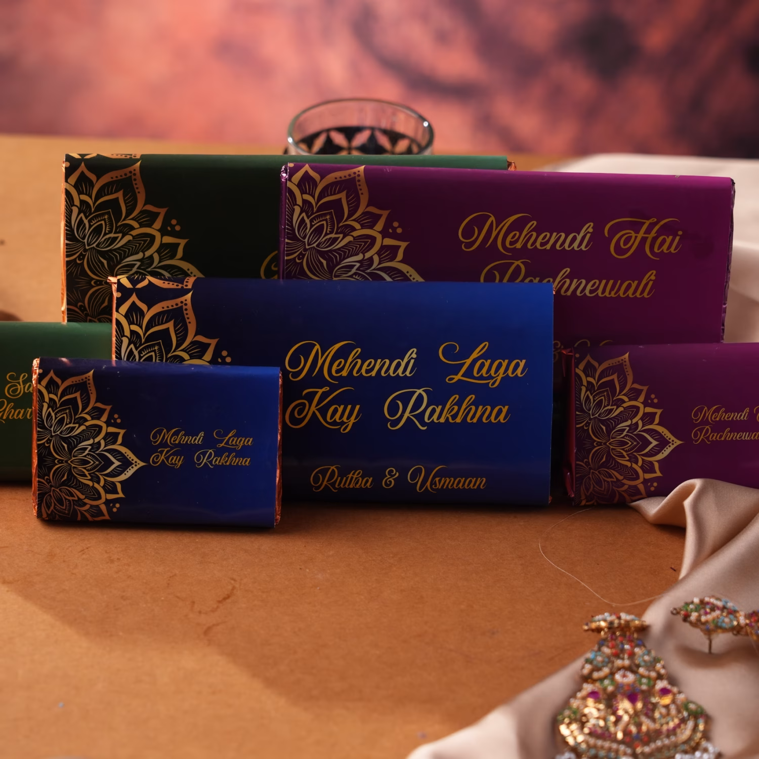 Wedding Chocolate Bar 90 GM - handcrafted wedding & anniversary by Jove, Islamabad & Rawalpindi delivery