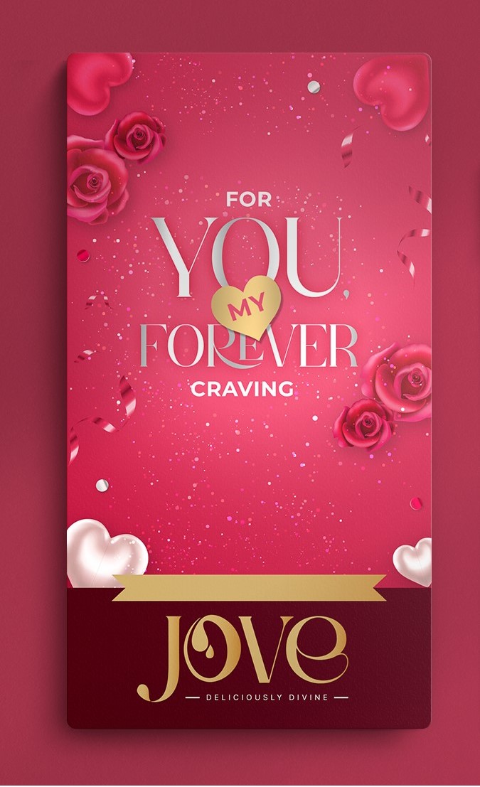 Valentine Chocolate Bar 90 GM - Image 9