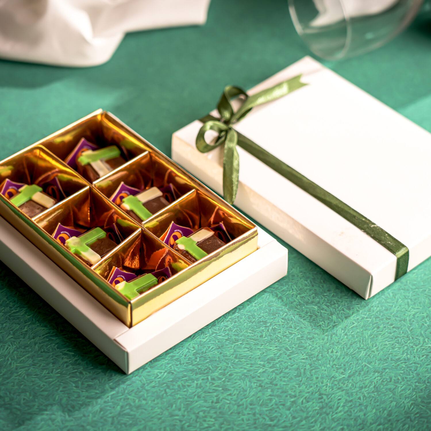 Knafeh Chocolate Box Of 2 Pcs - handcrafted knafeh chocolate collection by Jove, Islamabad & Rawalpindi delivery