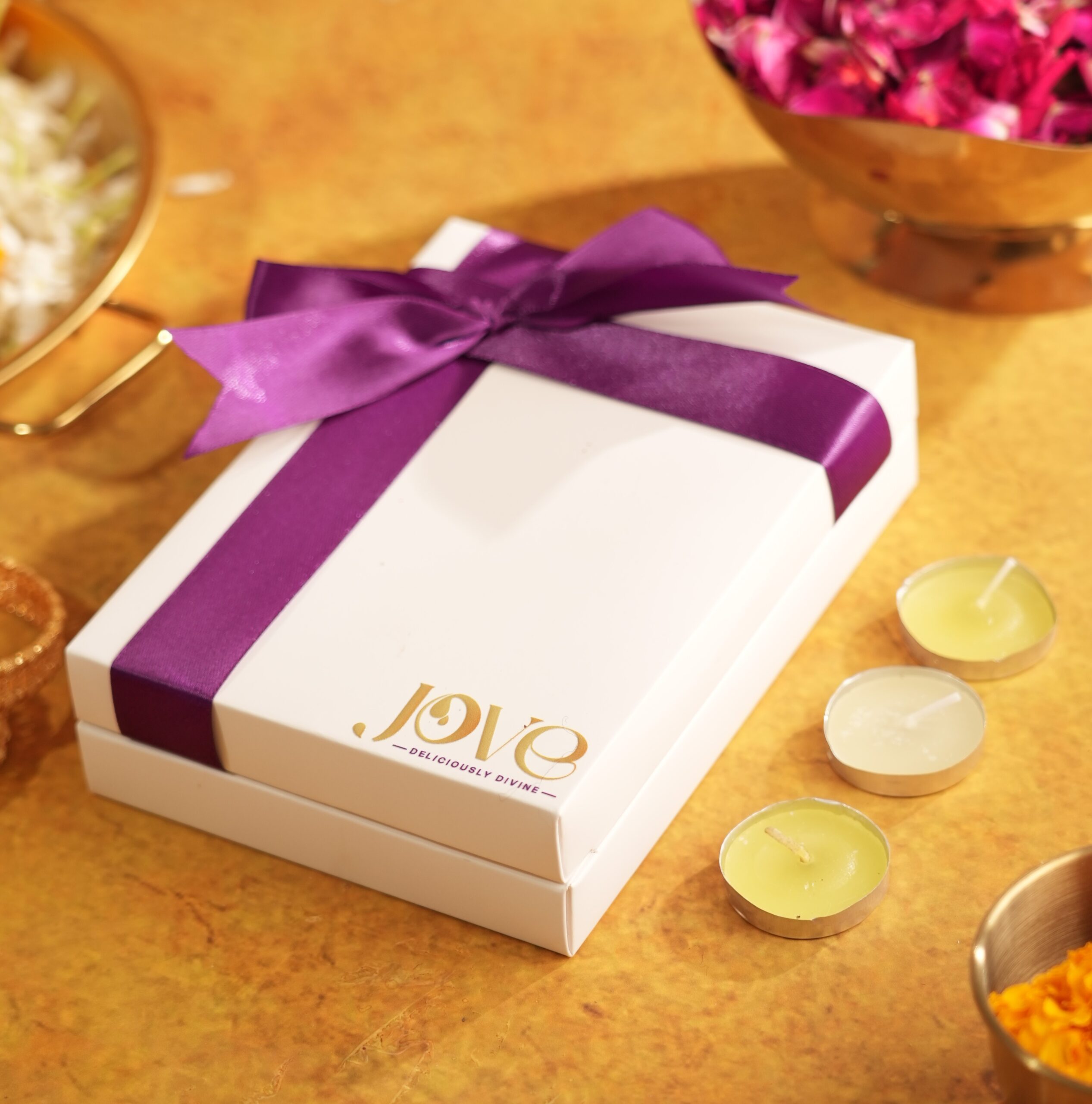 Eid Truffle Box Of 6 gift box packaging - Jove artisan chocolates