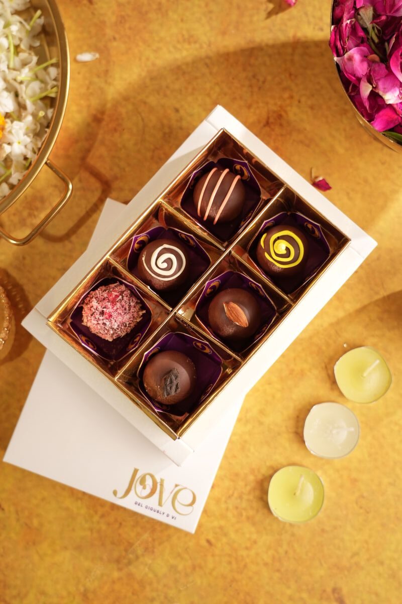 Eid Truffle Box Of 6 - handcrafted eid season by Jove, Islamabad & Rawalpindi delivery