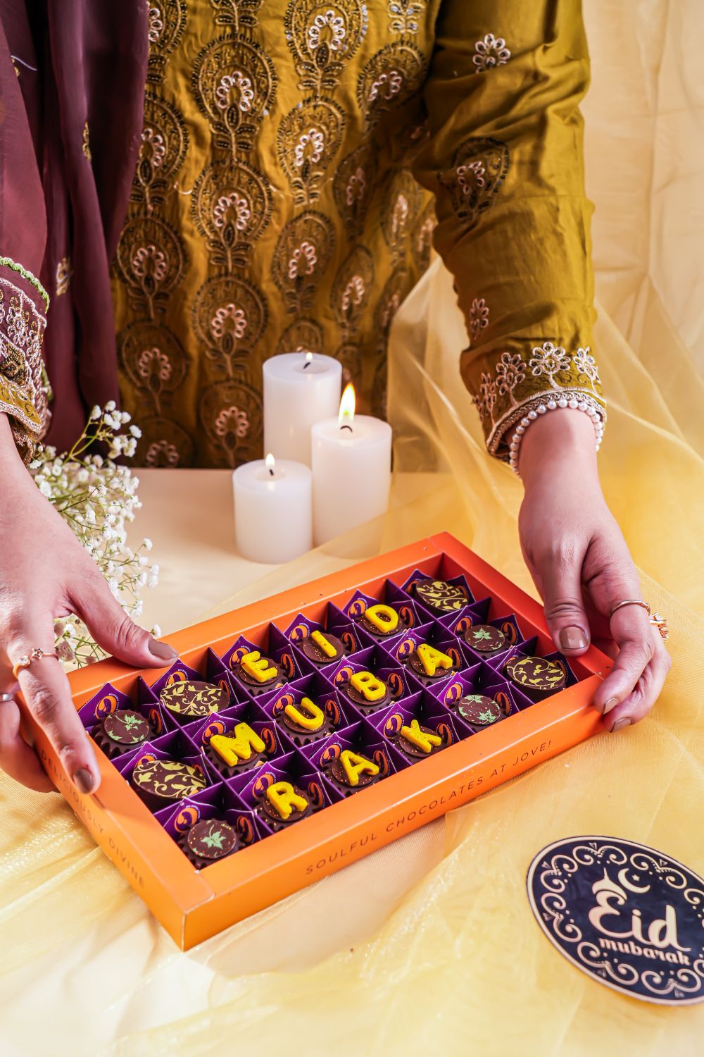 Eid Mubarak Slate - handcrafted eid season by Jove, Islamabad & Rawalpindi delivery