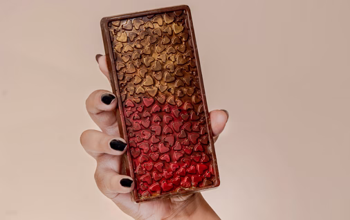 Birthday Chocolate Bar 90 GM gift box packaging - Jove artisan chocolates